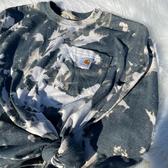 Carhartt Reverse Dye Long Sleeve (Elm Heather) - Picture 3 of 3